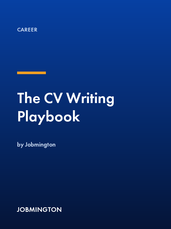 The CV Writing Playbook